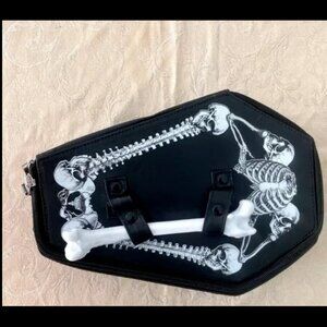 Grave Digger Kreepsville 666 Bag coffin bone purse bag brand new